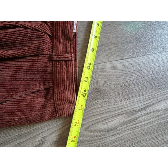 Vintage Spiegel Corduroy A-Line Skirt Rust Brown Orange 13/14 runs small - Picture 5 of 6